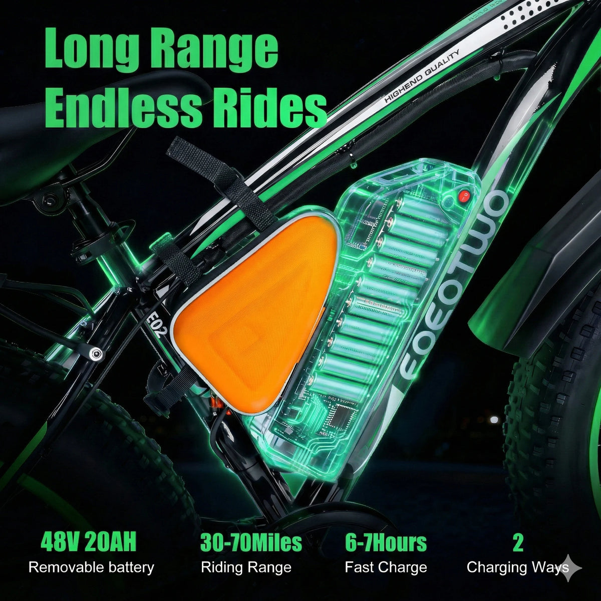 26" Fat Tire Electric Bike for Adults 48V 20Ah Battery 1000W Motor (Peak 1500W) 25-30MPH Fast Mountain Ebike Snow Beach Bicycle