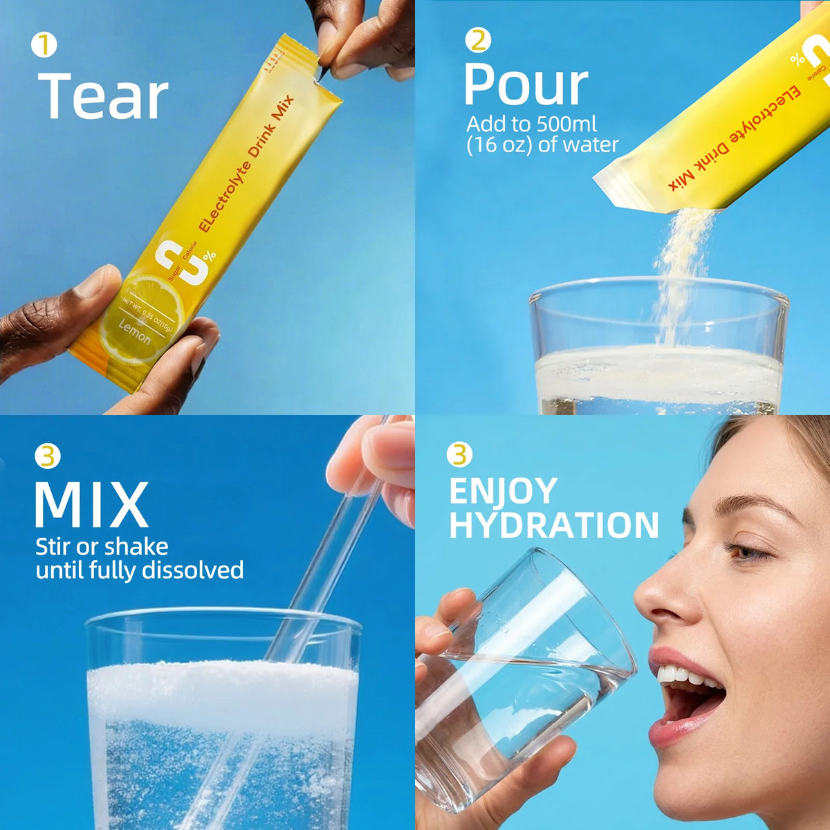 Beworths Sugar Free Electrolyte Powder For Hydration And Energy Support