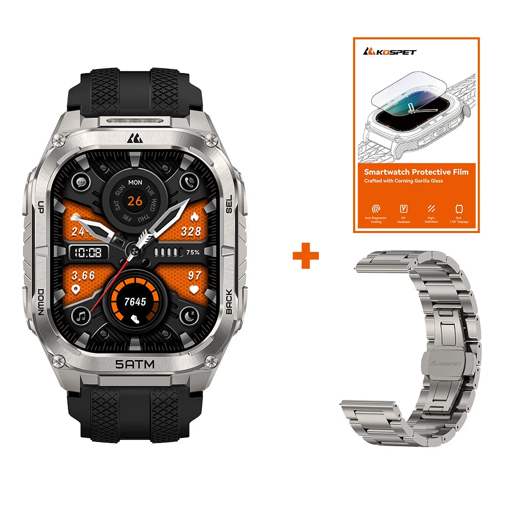 Kospet Tank M4c Advanced Gps Smartwatch Rugged Design For Men
