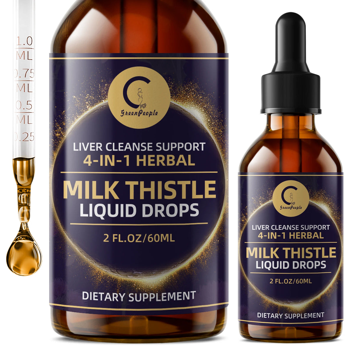 Minch Herbal Milk Thistle Drops With Turmeric For Liver Support