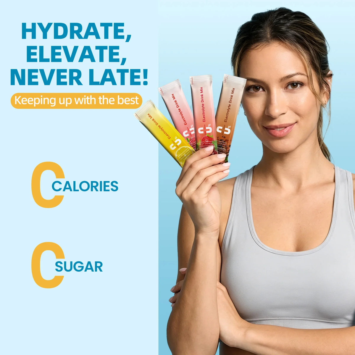 Beworths Sugar Free Electrolyte Powder Mixture for Hydration and Energy