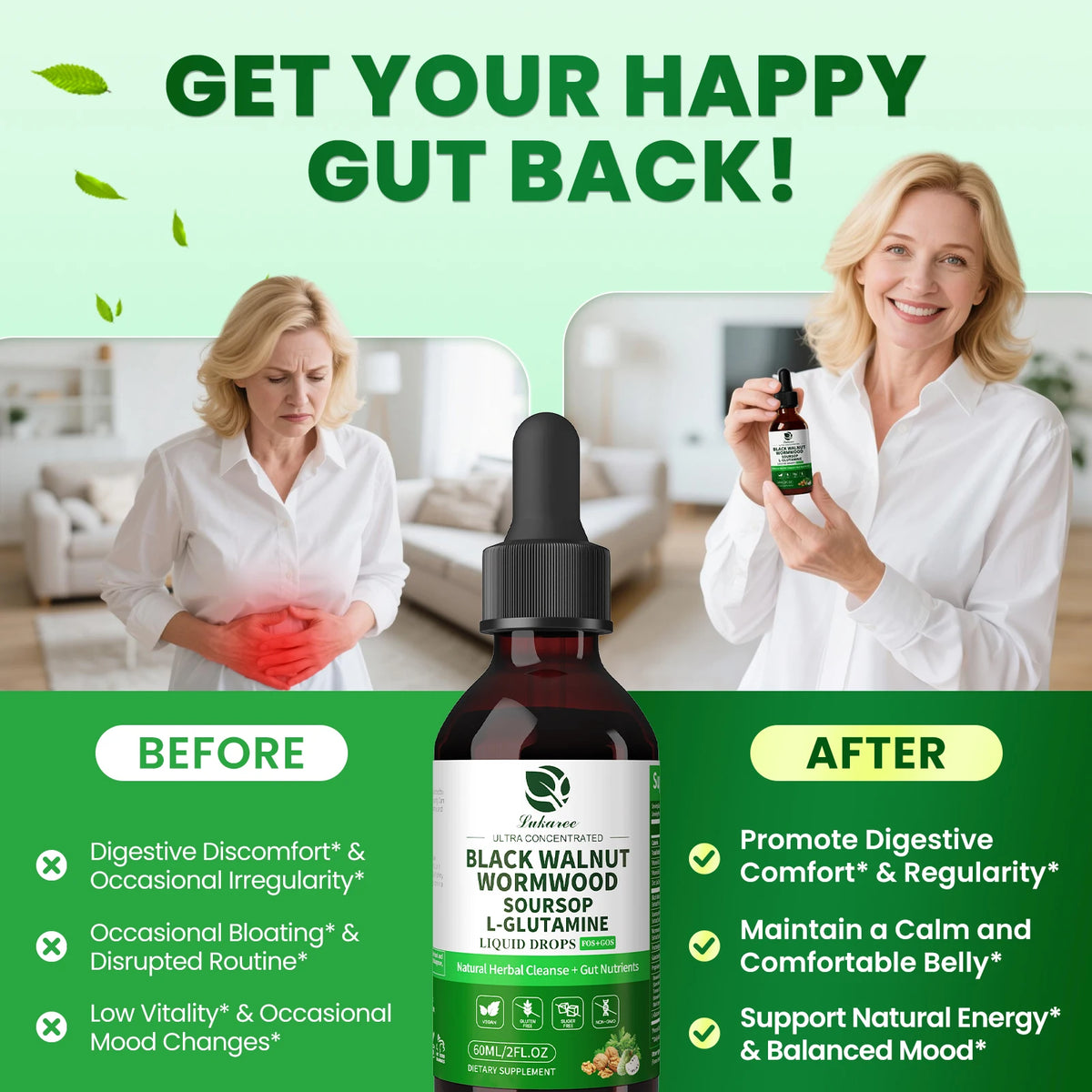 Beworths Wormwood Black Walnut Soursop Digestive Supplement Drops