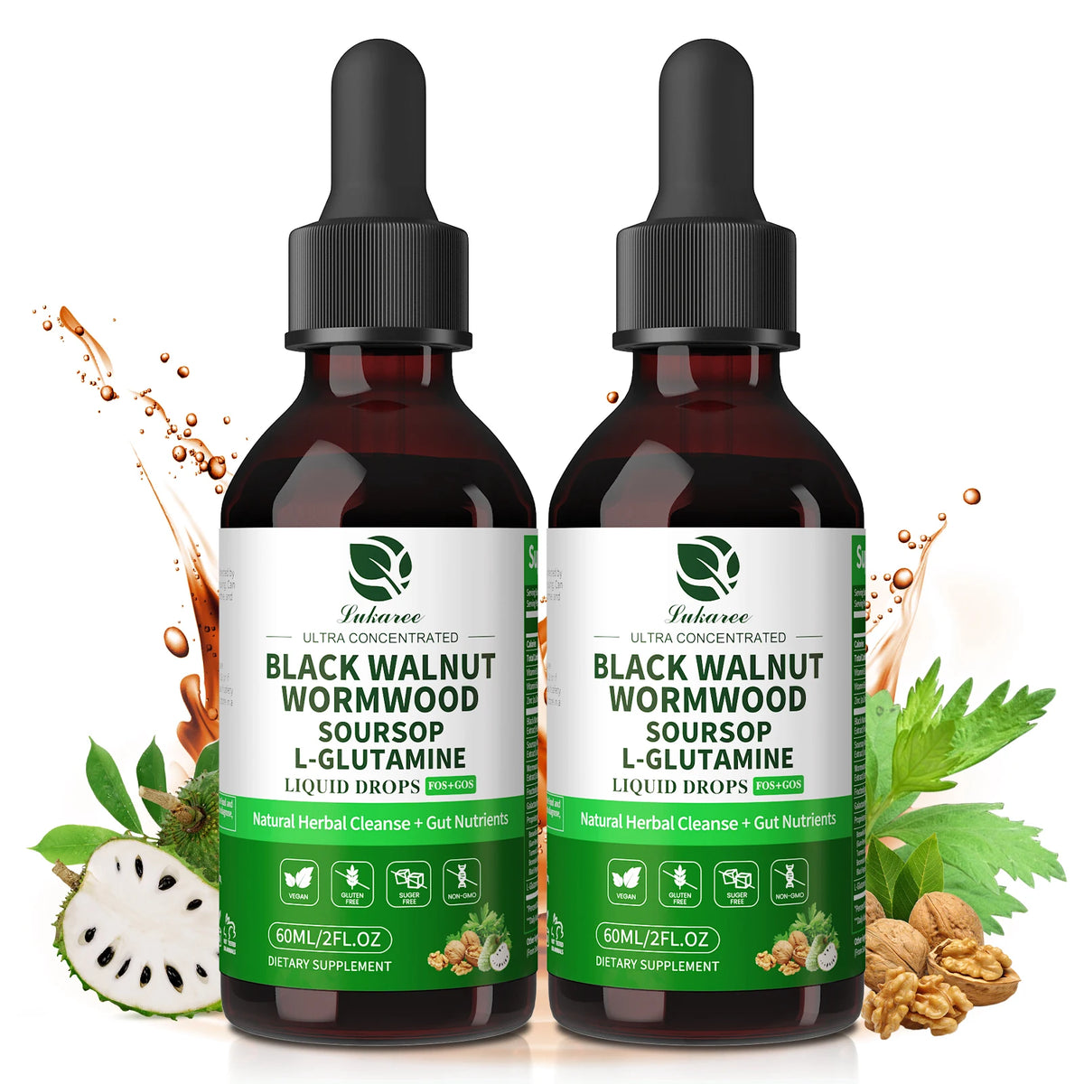 Beworths Wormwood Black Walnut Soursop Digestive Supplement Drops