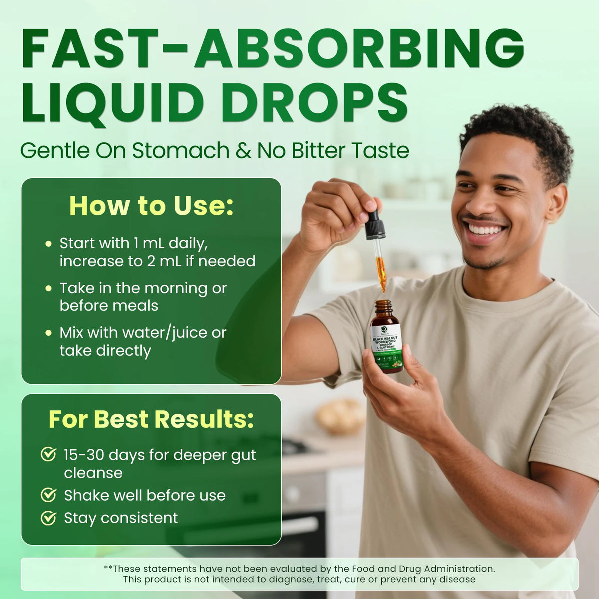 Beworths Wormwood Black Walnut Soursop Digestive Supplement Drops