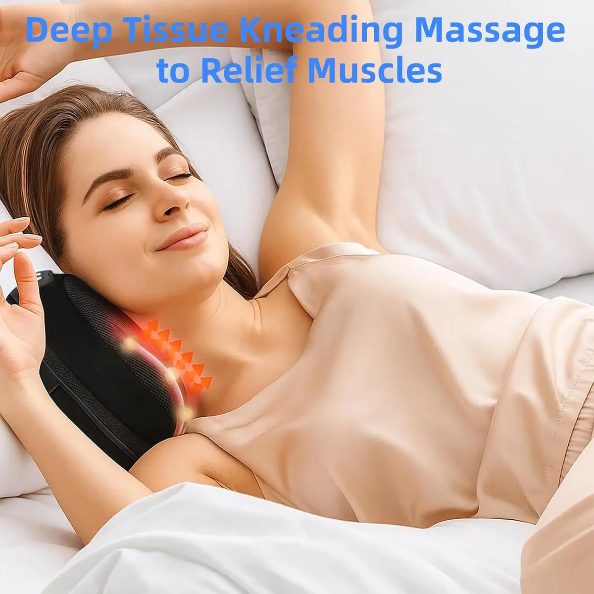 Leercon Portable Shiatsu Back And Neck Massager With Heat