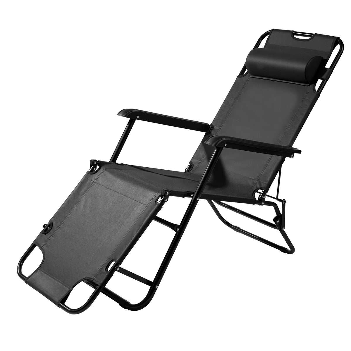 Extendable Folding Reclining Beach Chair For Home Camping