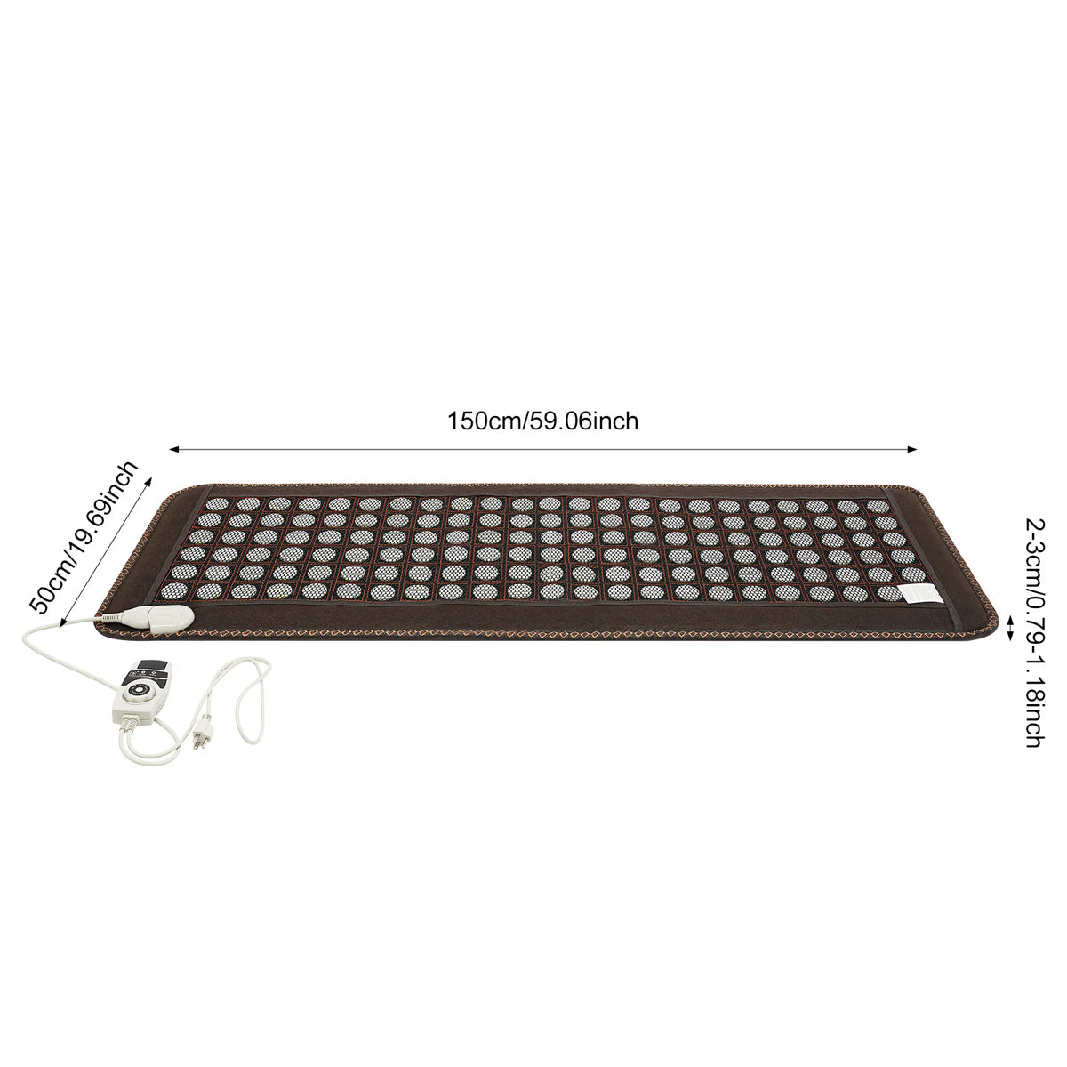 Bymaocar Natural Jade Heating Cushion With Far Infrared Therapy