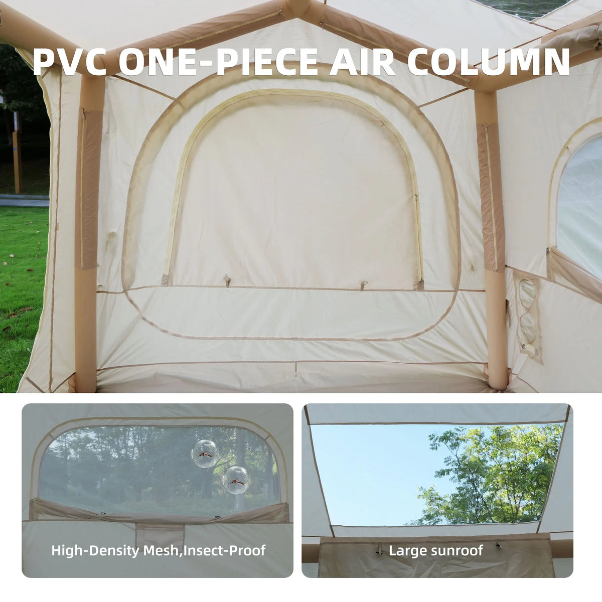 Waterproof Inflatable Camping Tent With Premium Fabric And Easy Setup