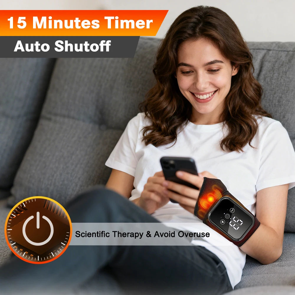 Agdoad Electric Heating Wrist Massager For Pain Relief