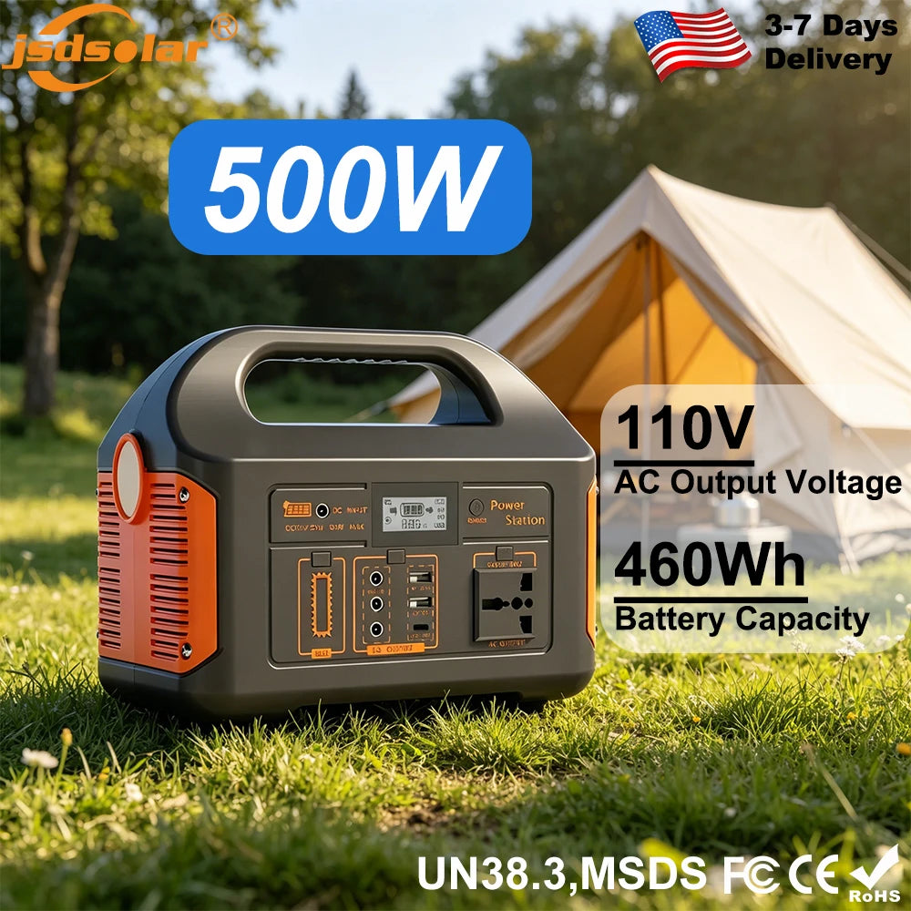 GaiaRay 500W Portable Solar Power Station With LED Display