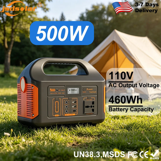 GaiaRay 500W Portable Solar Power Station With LED Display