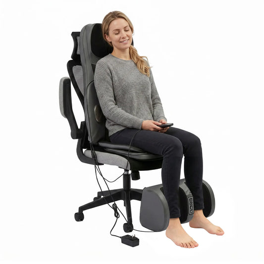 Electric Massage Seat Cushion With Acupressure Heating For Home Office