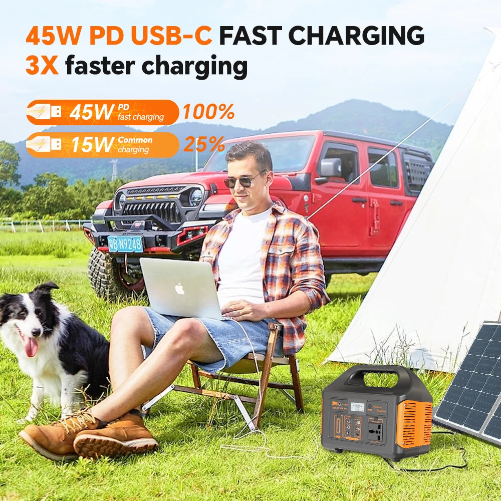GaiaRay 500W Portable Solar Power Station With LED Display
