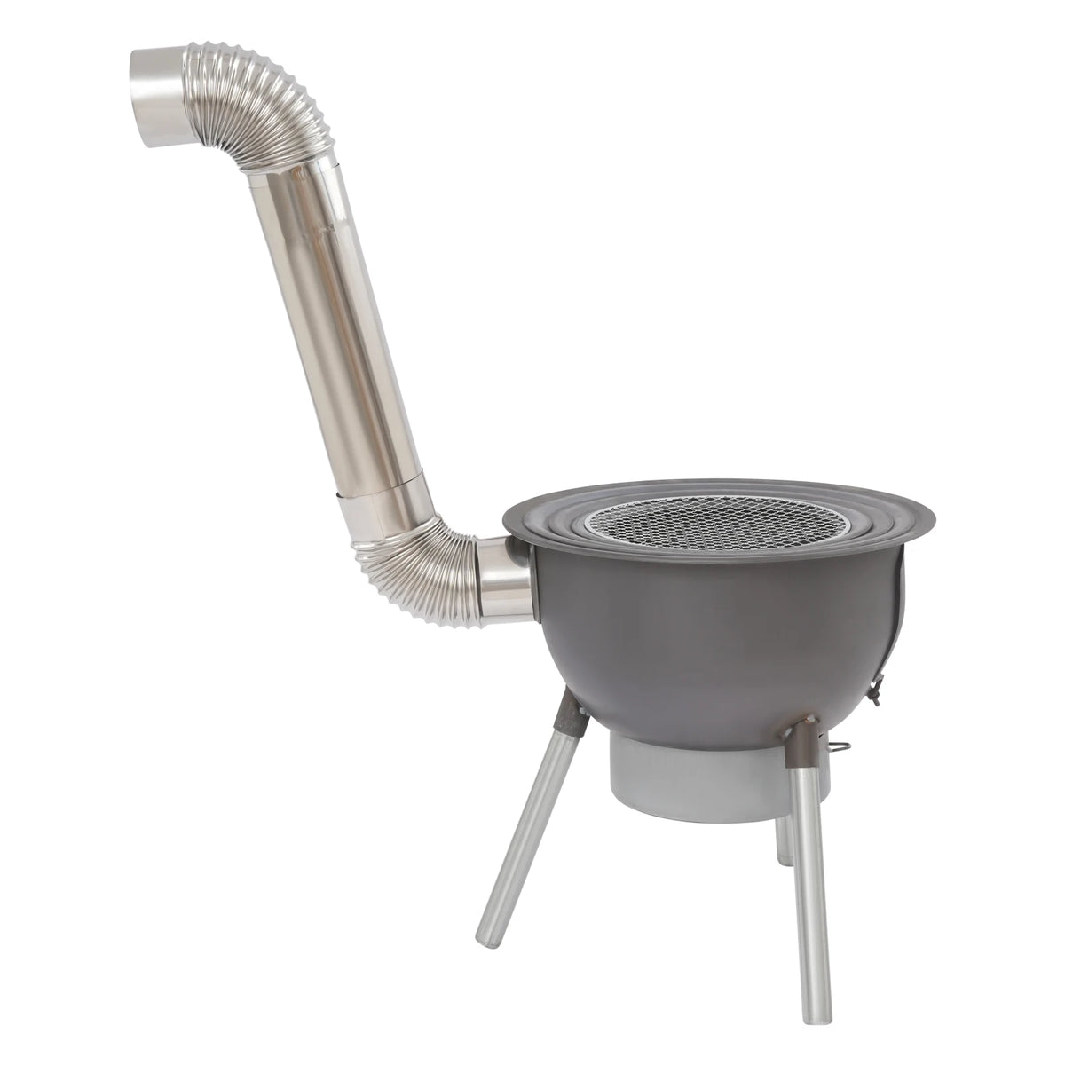 Portable Wood Stove Fire Pit With Grill Grate For Camping