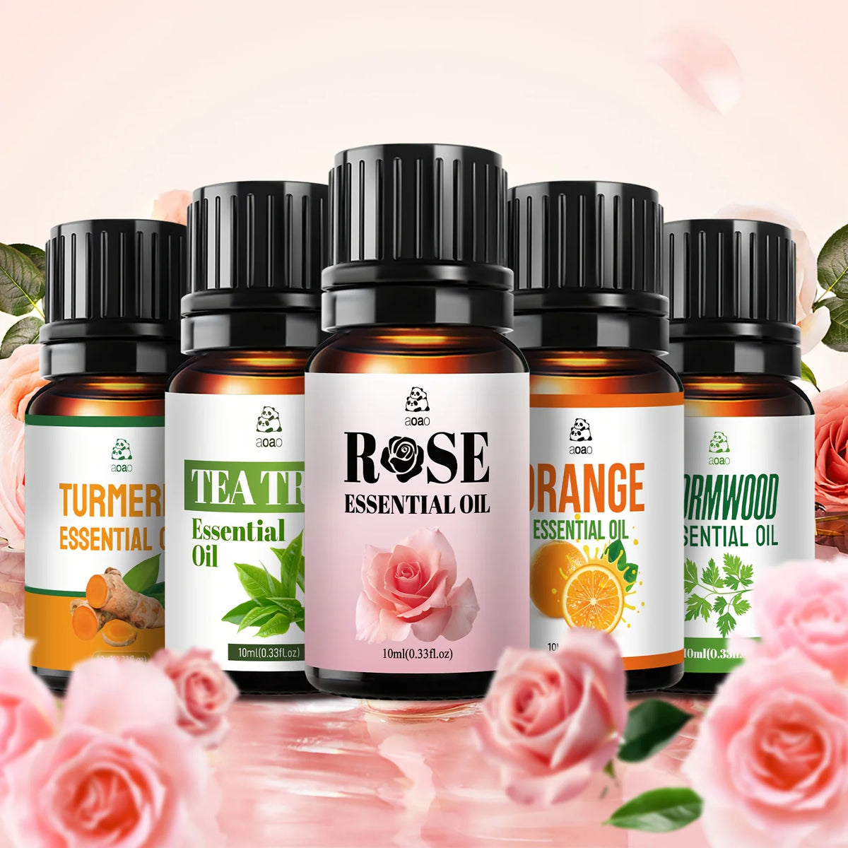 12pc Skin Care Blend Essential Oil - Natural Plant Extract, Used For Massage, Skin Care, Facial, Hair Skin Care Oil, Rich And Long-lasting Fragrance Essential Oil.