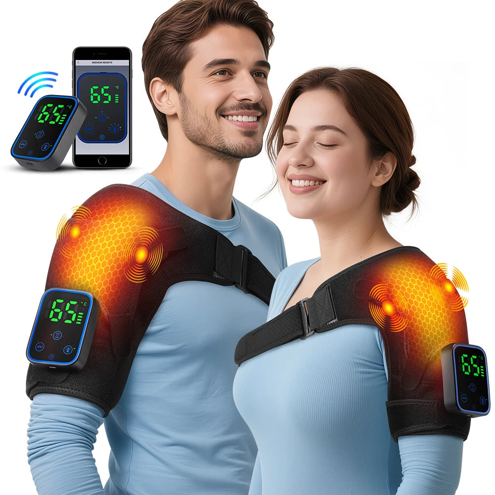 Hailicare Wireless Shoulder Massager With App Control And Heating