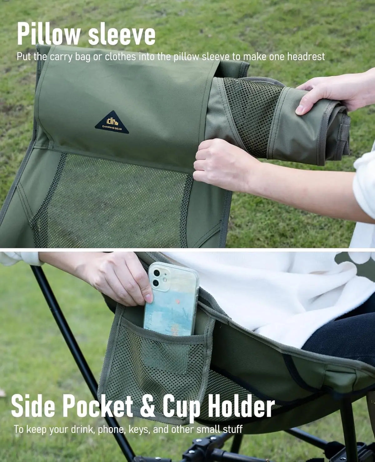 Ytyin Ultralight Folding Beach Chair With Anti Sinking Feet