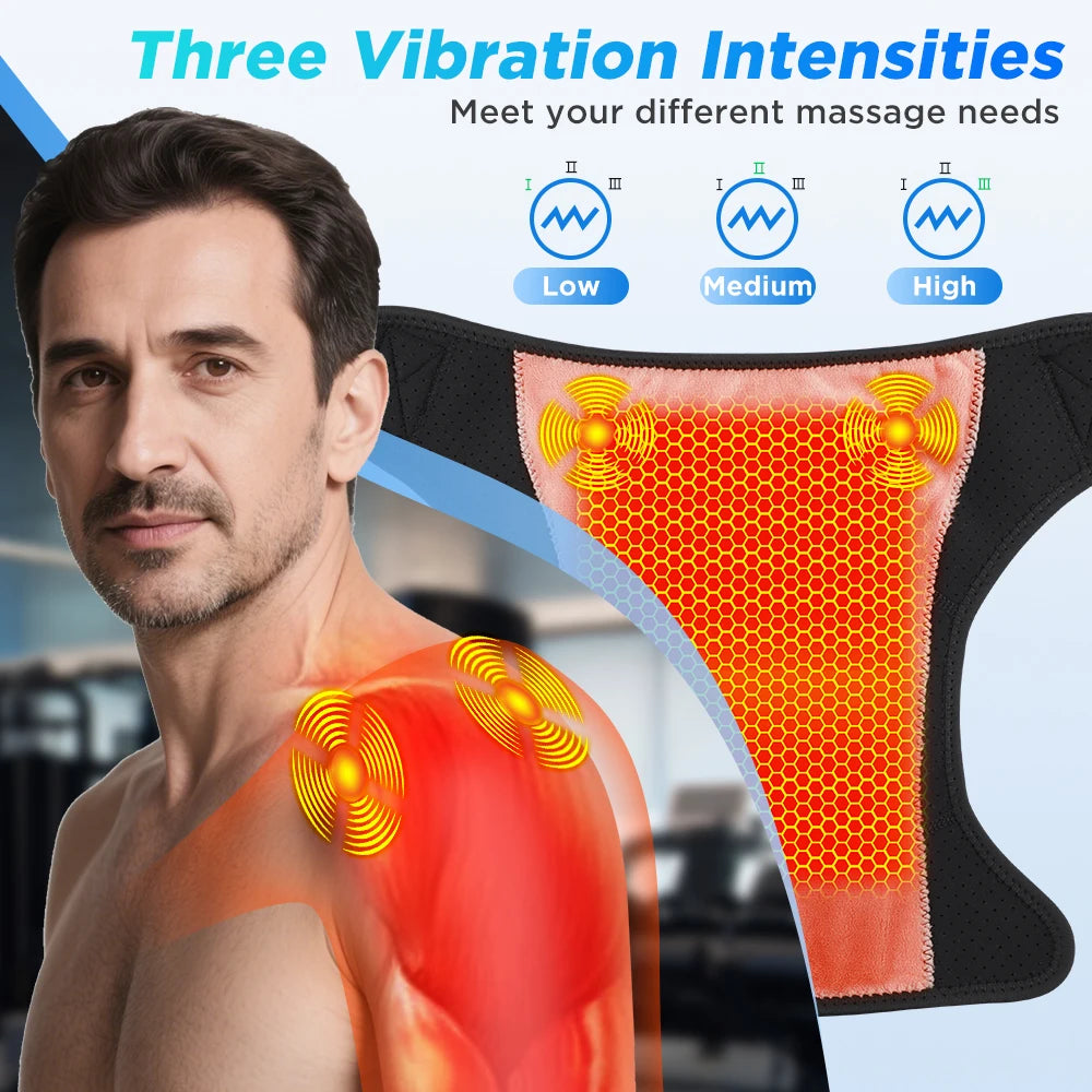 Hailicare Wireless Shoulder Massager With App Control And Heating