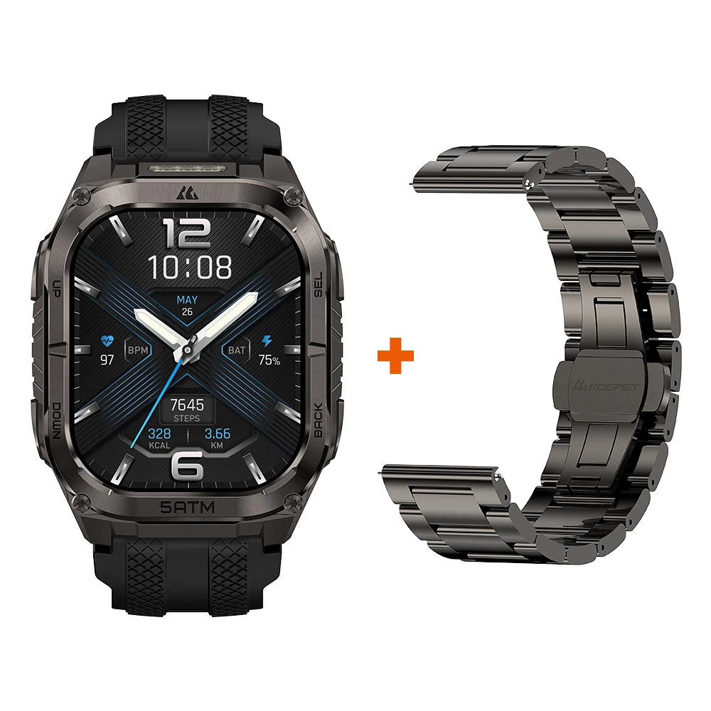 Kospet Tank M4c Advanced Gps Smartwatch Rugged Design For Men