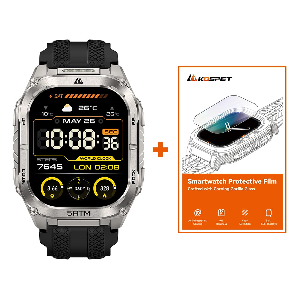 Kospet Tank M4c Advanced Gps Smartwatch Rugged Design For Men