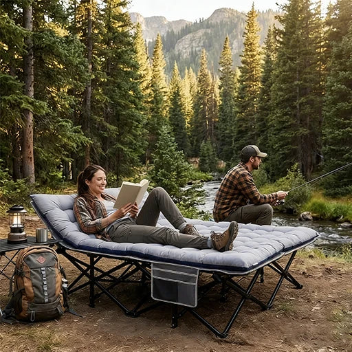 Aorian Portable Folding Camping Cot With Detachable Mattress