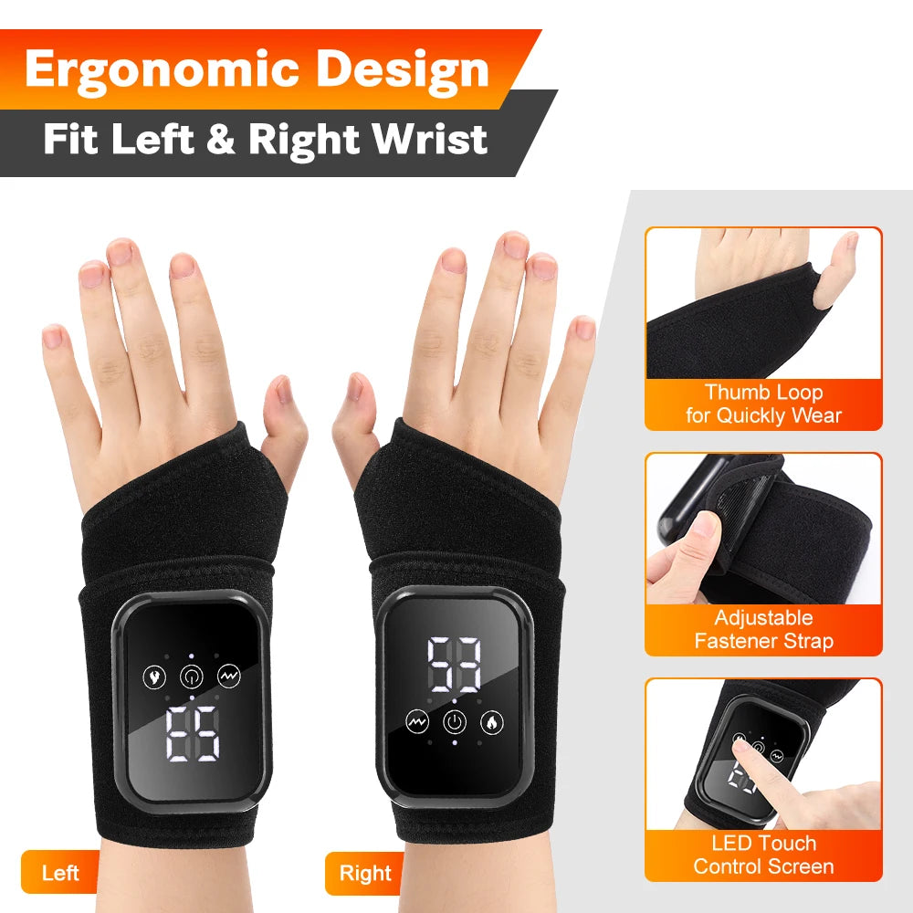 Agdoad Electric Heating Wrist Massager For Pain Relief