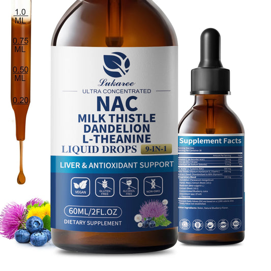 Beworths N-Acetyl-L-Cysteine NAC with Milk Thistle and Selenium Supplement