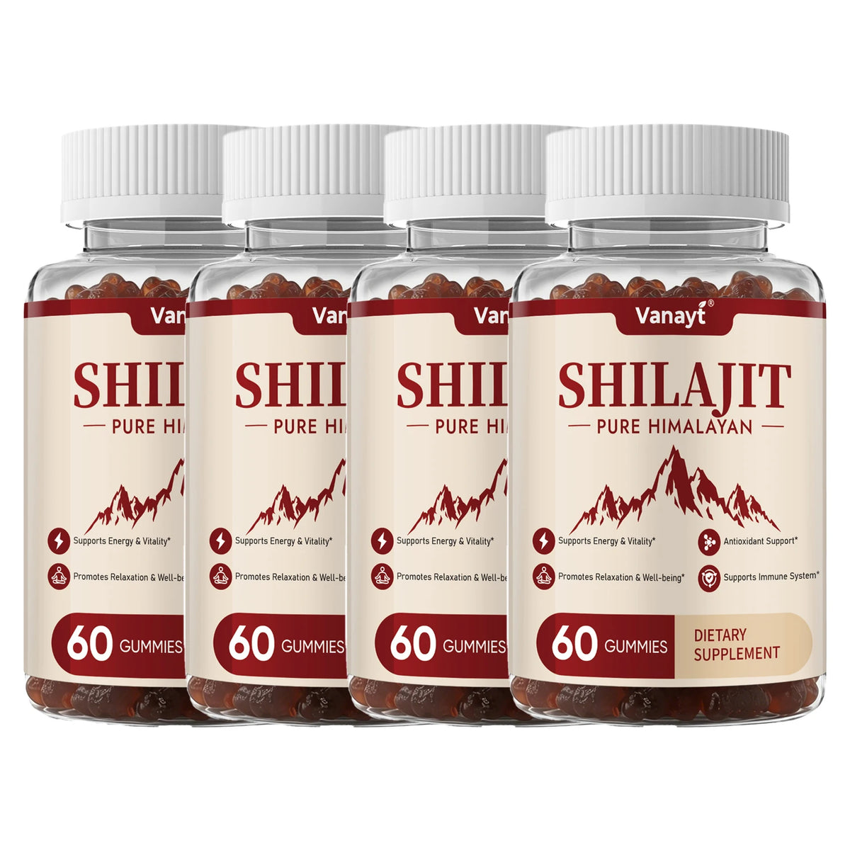 Vanayt Pure Himalayan Shilajit Gummies With Ashwagandha