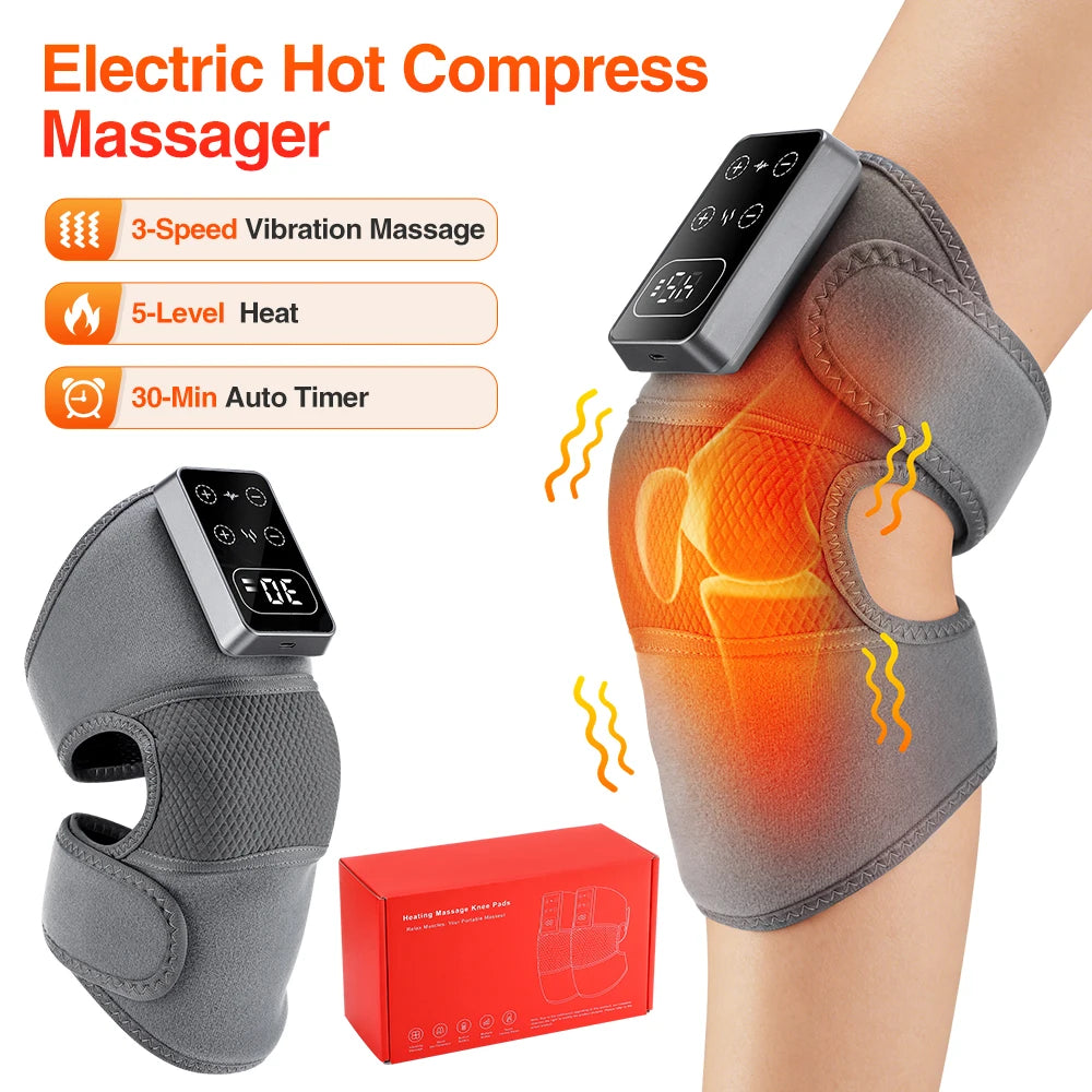 Hailicare Heated Vibration Knee Shoulder Elbow Joint Massage Pad