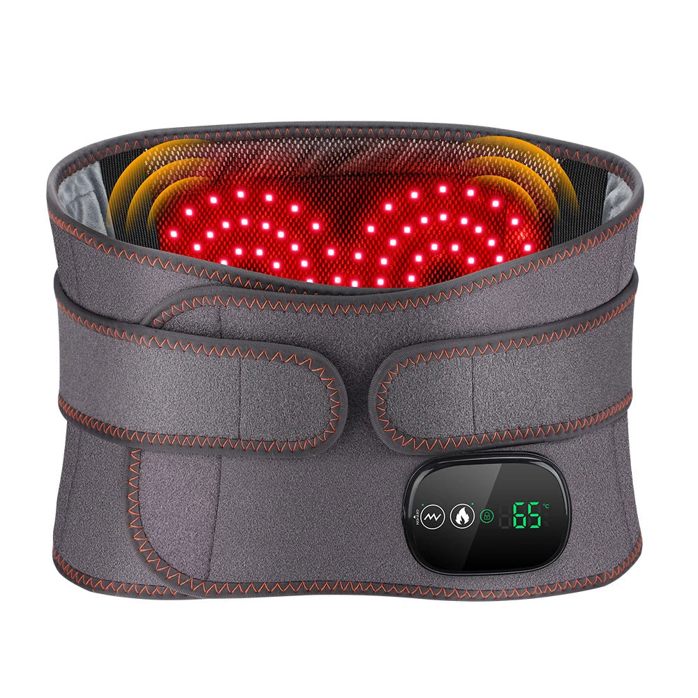 Hailicare Wireless Heated Waist Belt Vibration Massage 3 Heat Modes