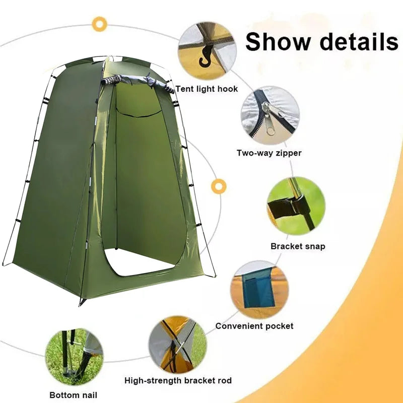Portable Outdoor Privacy Shower And Changing Tent For Camping