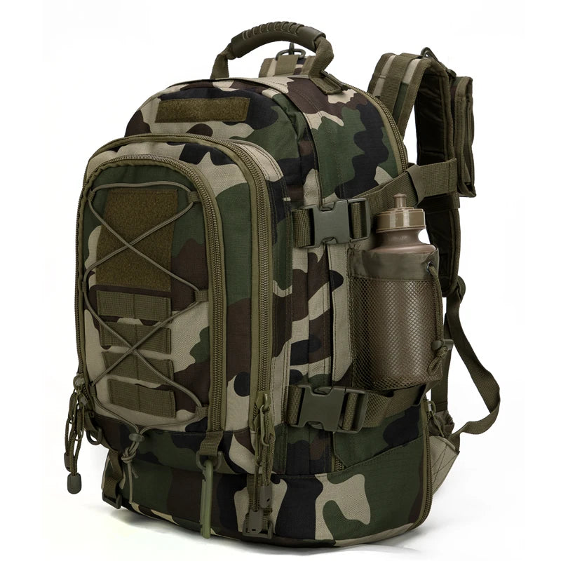 LQARMY Tactical Molle Nylon Backpack For Outdoor Hiking Camping