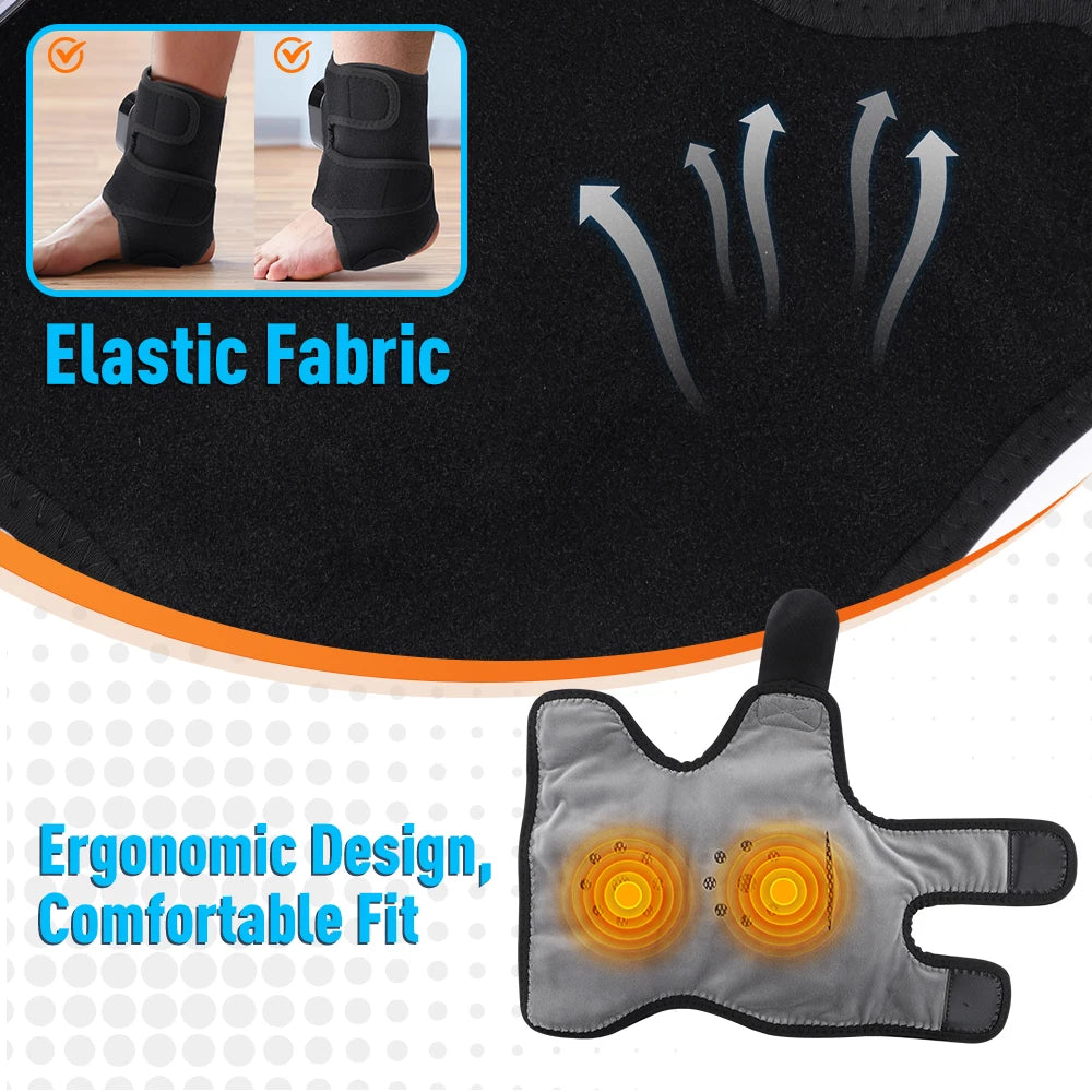 Hailicare Electric 3in1 Foot Massager With Vibration And Heat Therapy