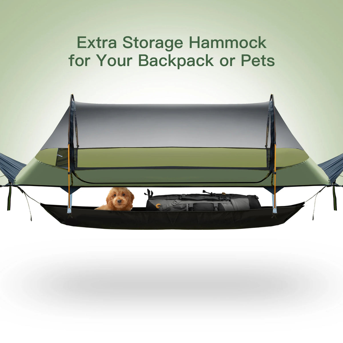 Night Cat Waterproof Hammock Tent With Mosquito Net Storage