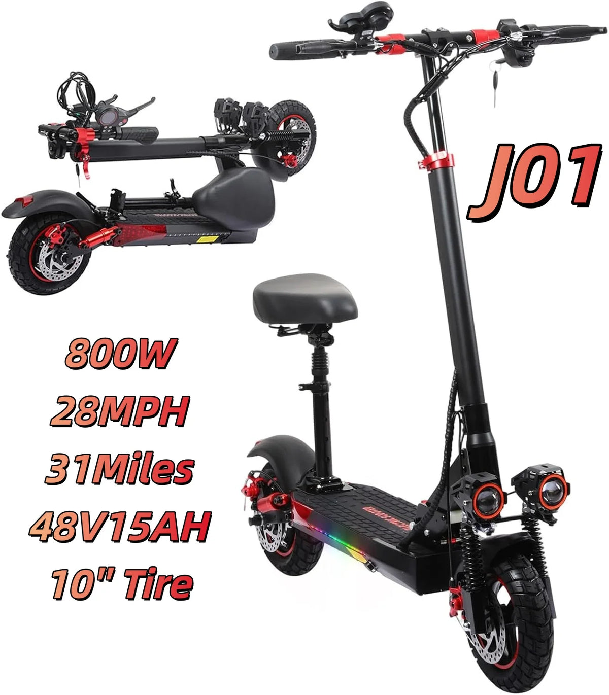 Eoeotwo 1200W Off Road Electric Scooter For Daily Commuting
