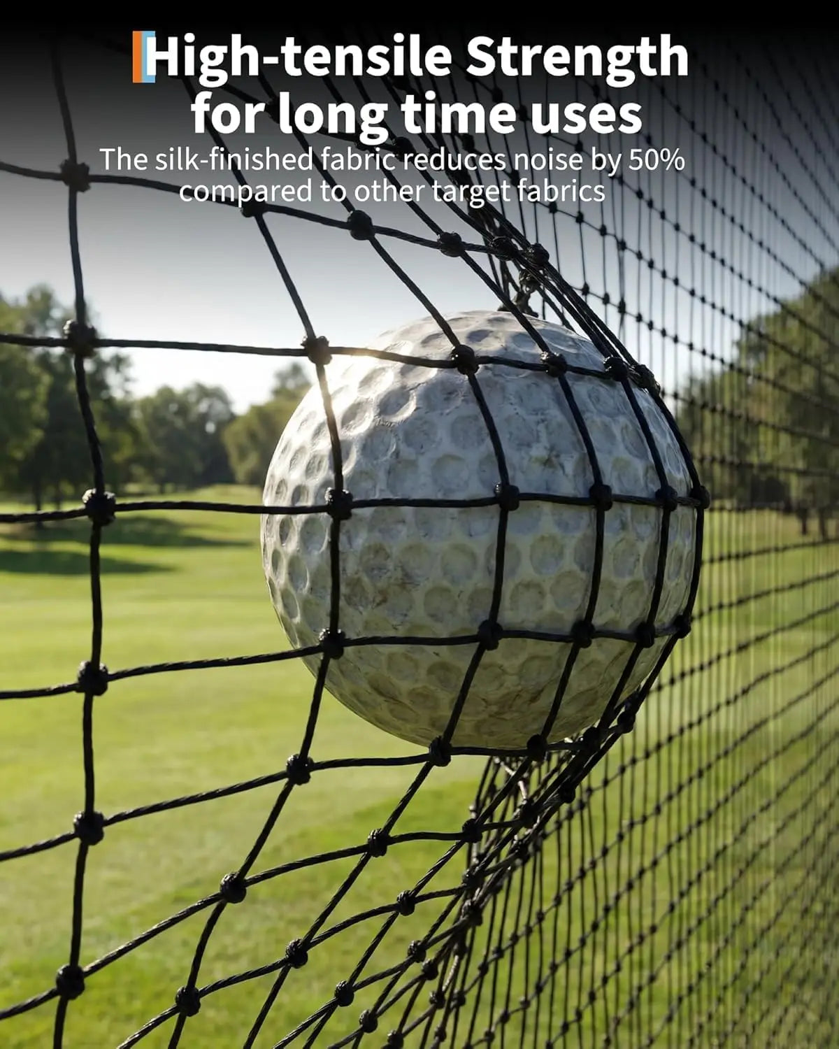 HiMISS Heavy Duty Golf Practice Net Swing Trainer With Bag