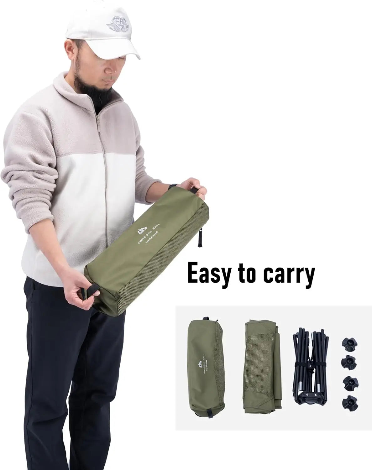 Ytyin Ultralight Folding Beach Chair With Anti Sinking Feet