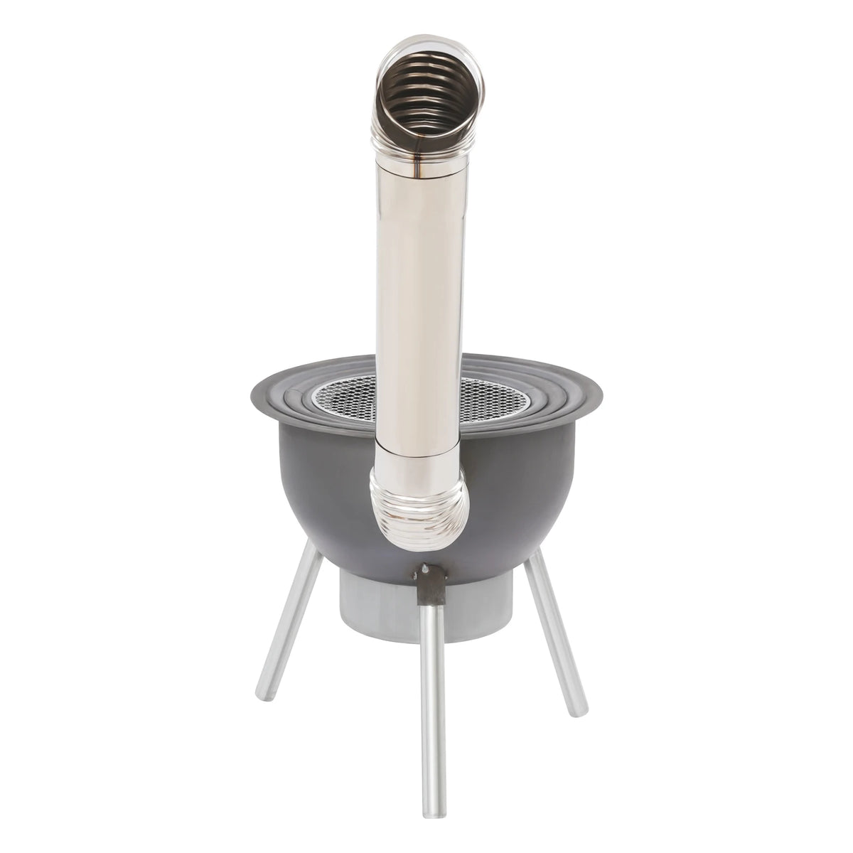 Portable Wood Stove Fire Pit With Grill Grate For Camping