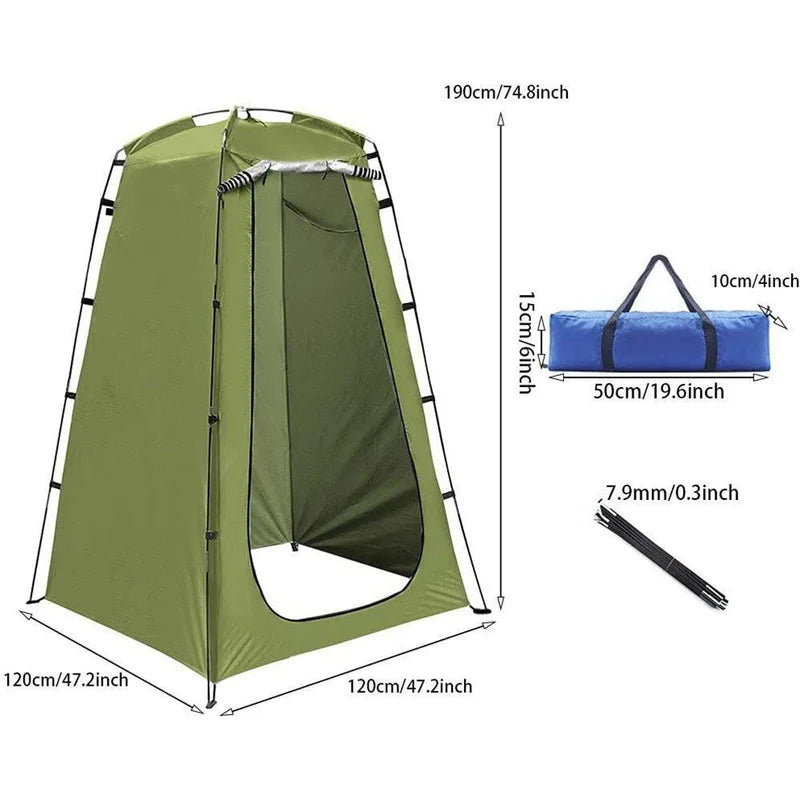 Portable Outdoor Privacy Shower And Changing Tent For Camping