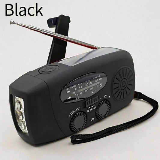 Hand Crank Emergency Radio With Power Bank And Flashlight