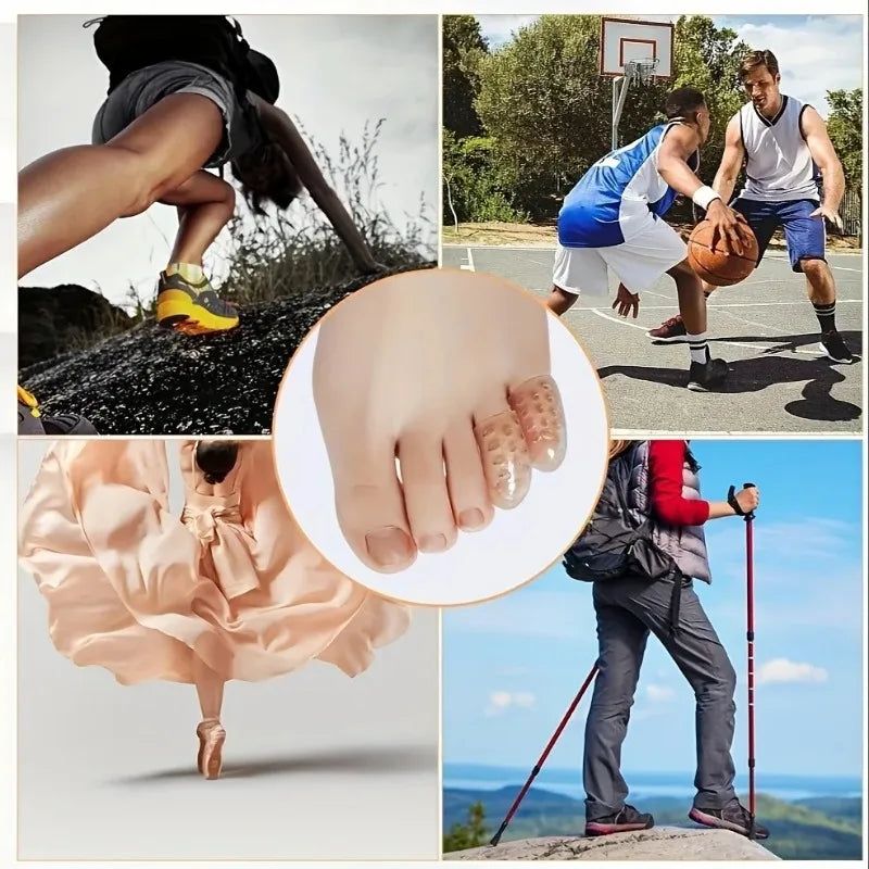 Breathable Soft Gel Toe Protector Sleeves Anti Friction Foot Care