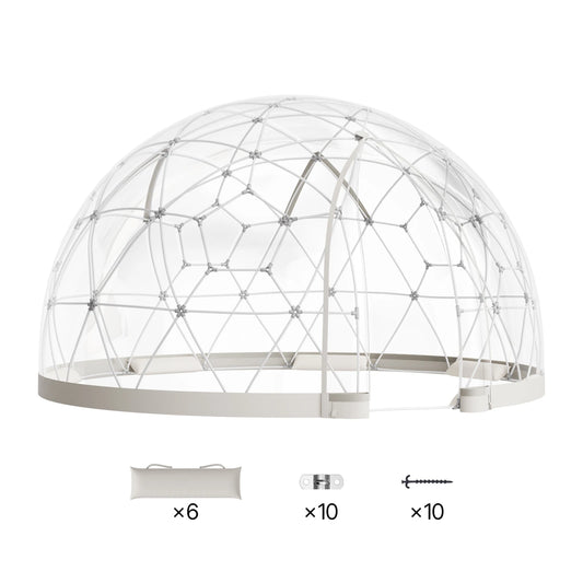 Weatherproof Geodesic Garden Dome Tent For Outdoor Camping