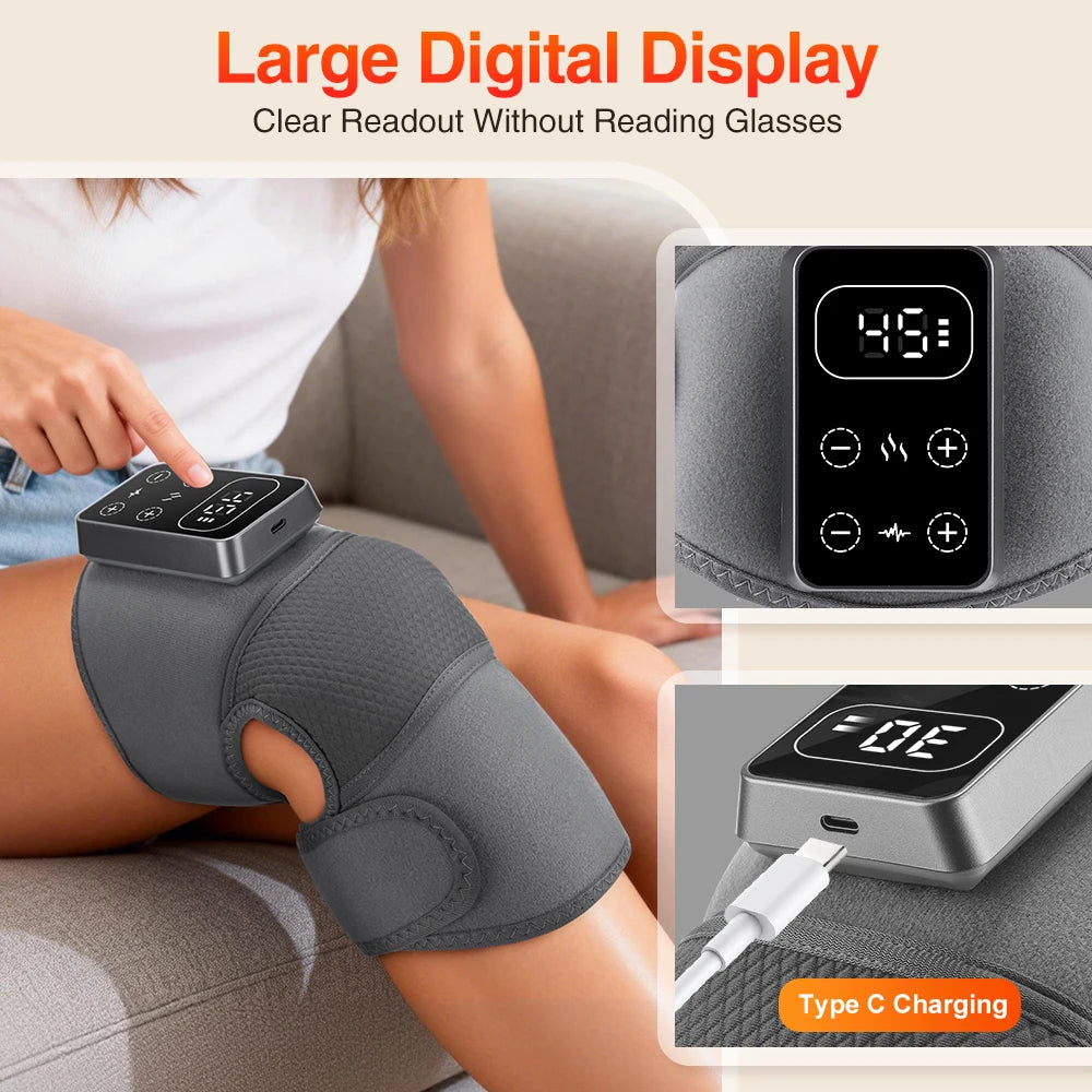 Hailicare Heated Vibration Knee Shoulder Elbow Joint Massage Pad