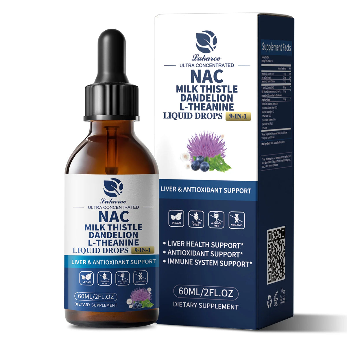 Beworths NAC Supplement With Milk Thistle And Selenium Blend