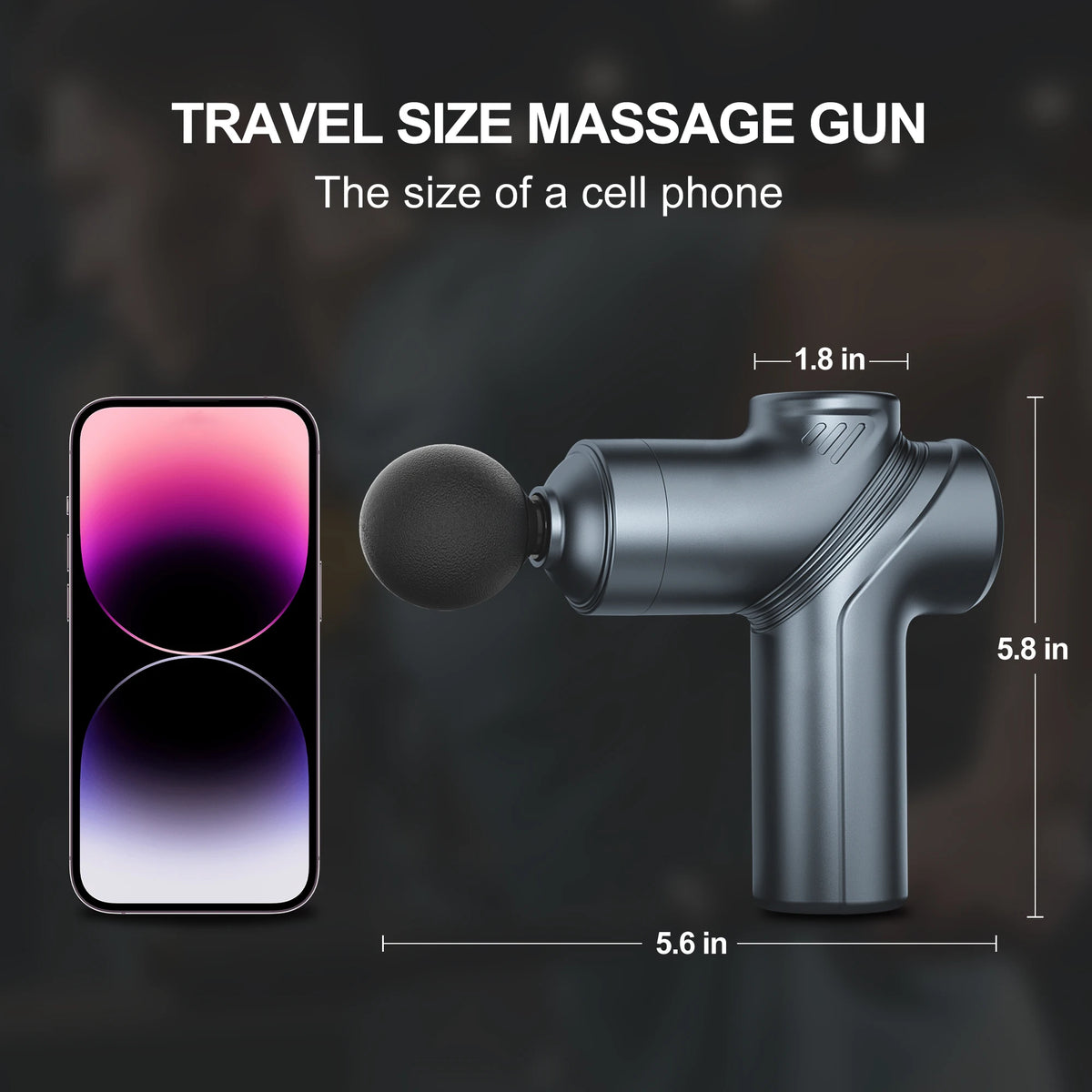 LEERCON Deep Tissue Electric Massage Gun For Body Recovery