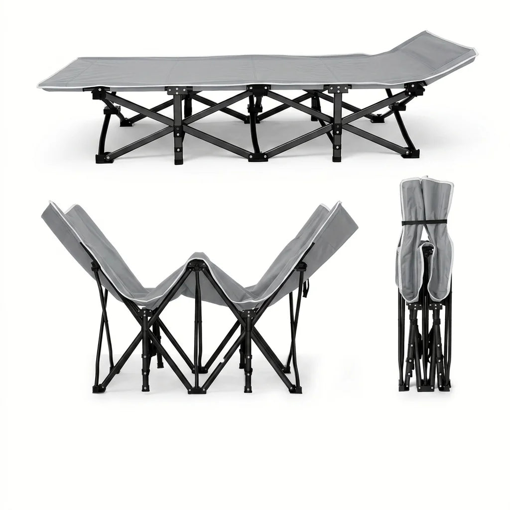 Aorian Portable Folding Camping Cot With Detachable Mattress