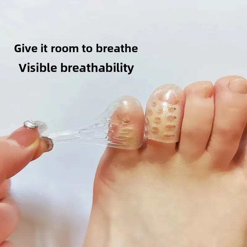 Breathable Soft Gel Toe Protector Sleeves Anti Friction Foot Care