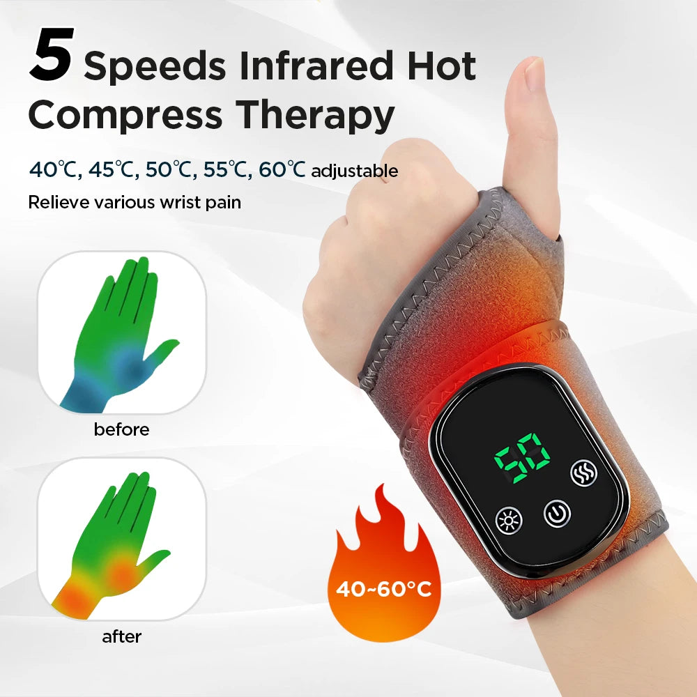 Agdoad Electric Heating Wrist Massager For Pain Relief