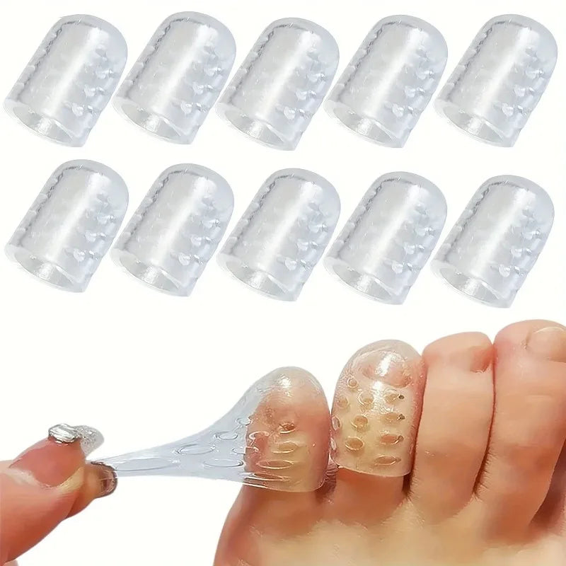 Breathable Soft Gel Toe Protector Sleeves Anti Friction Foot Care