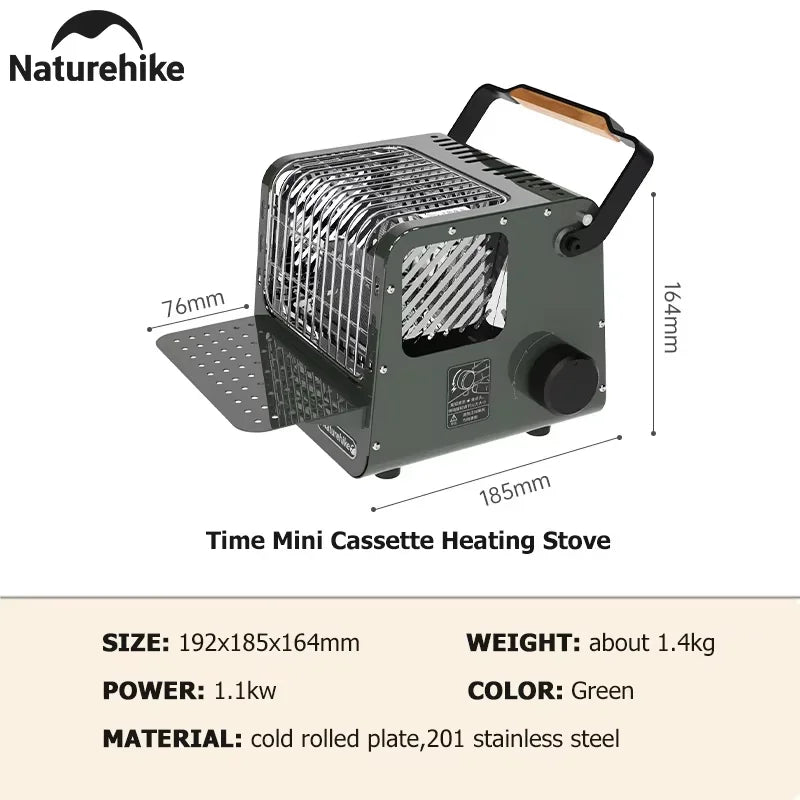 Naturehike Portable Mini Cassette Camp Heater For Indoor Outdoor Camping